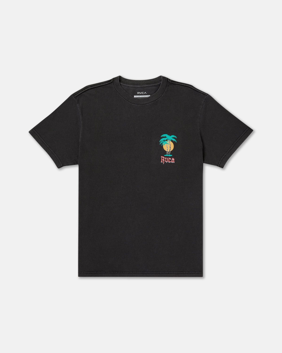 Frond Mural Short Sleeve Tee - Black