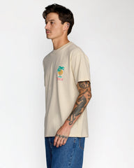 Frond Mural Short Sleeve Tee - Ceramic