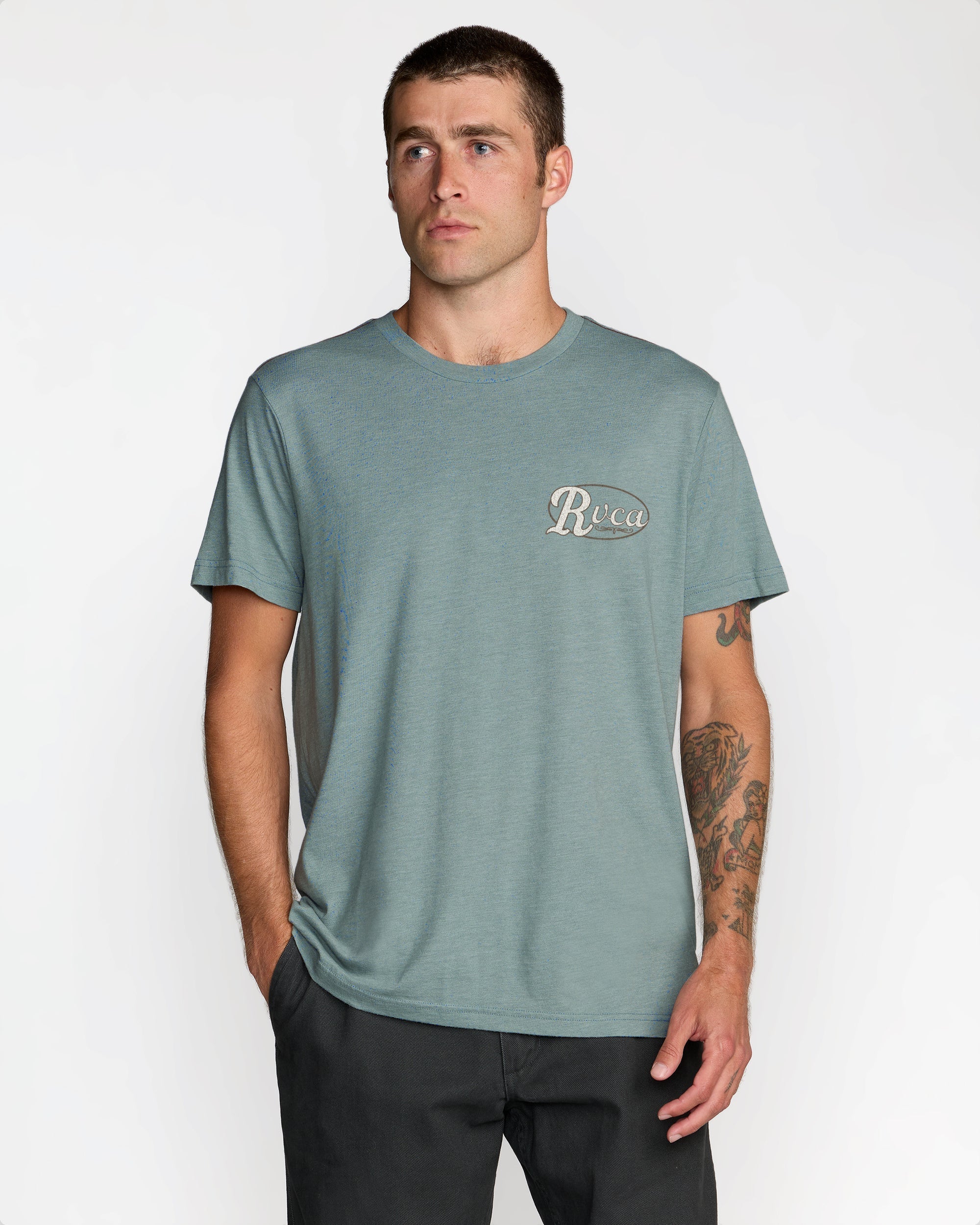 Corral Short Sleeve Tee - Lead