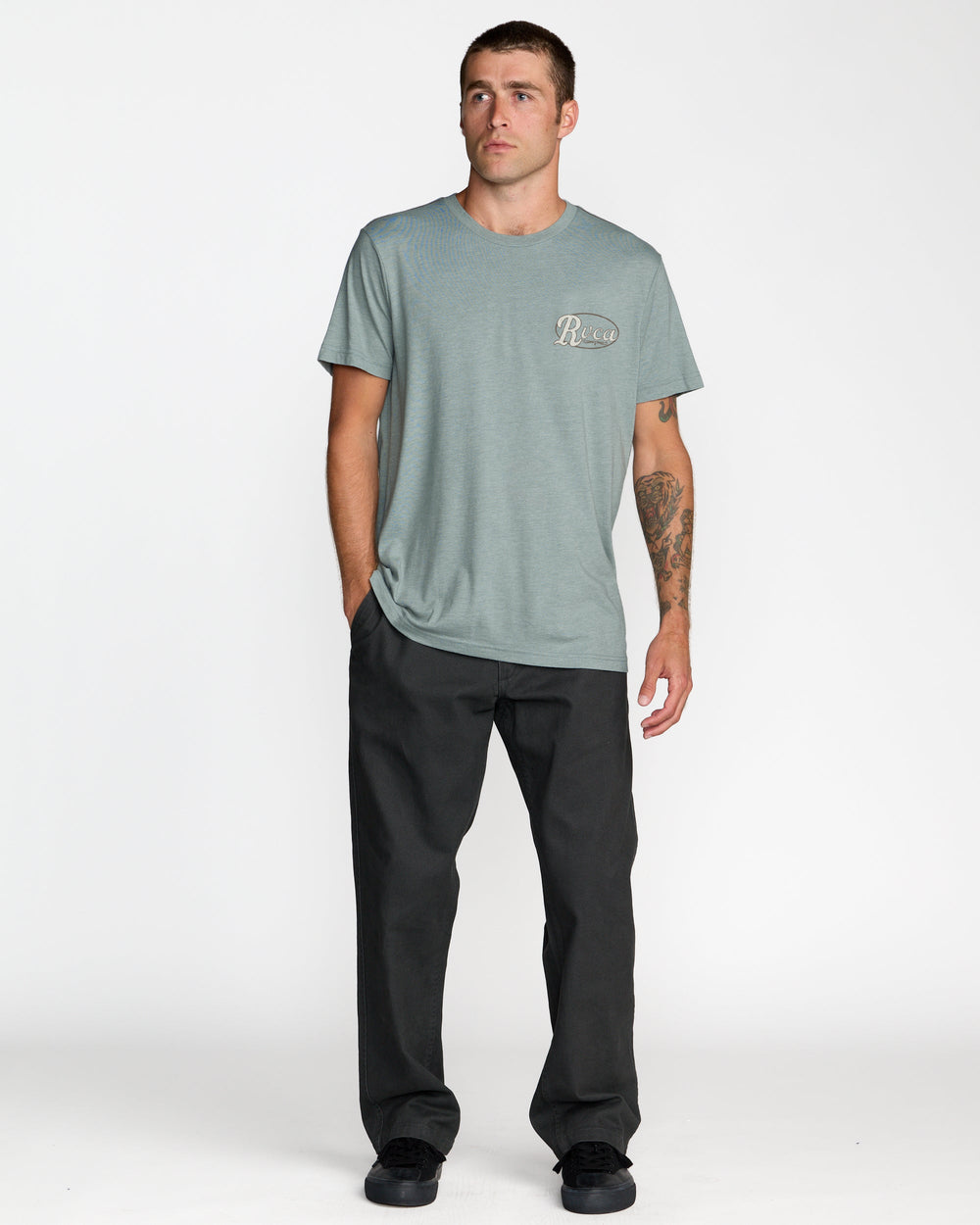 Corral Short Sleeve Tee - Lead