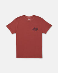 Emscript Short Sleeve Tee - Dusty Red