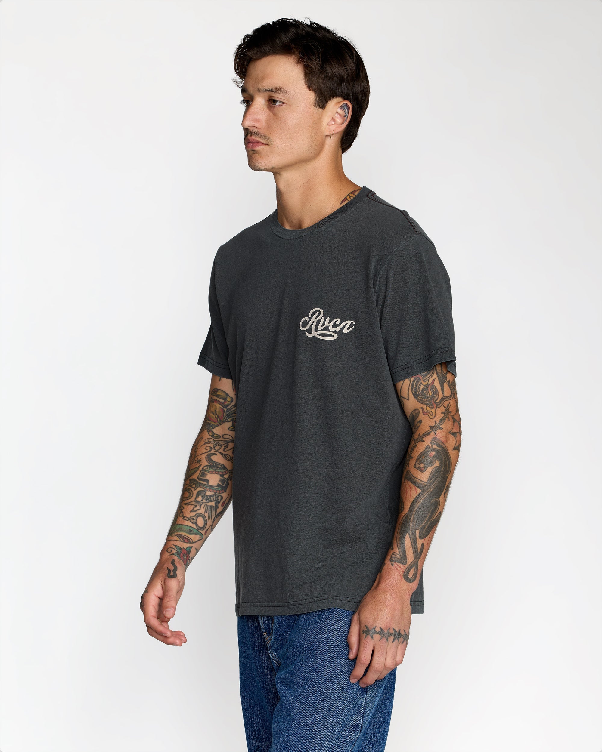 Emscript Short Sleeve Tee - Pirate Black