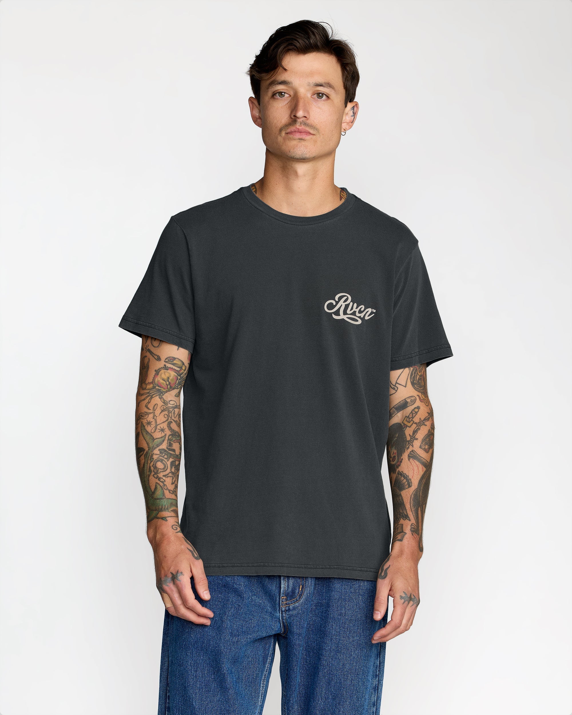Emscript Short Sleeve Tee - Pirate Black