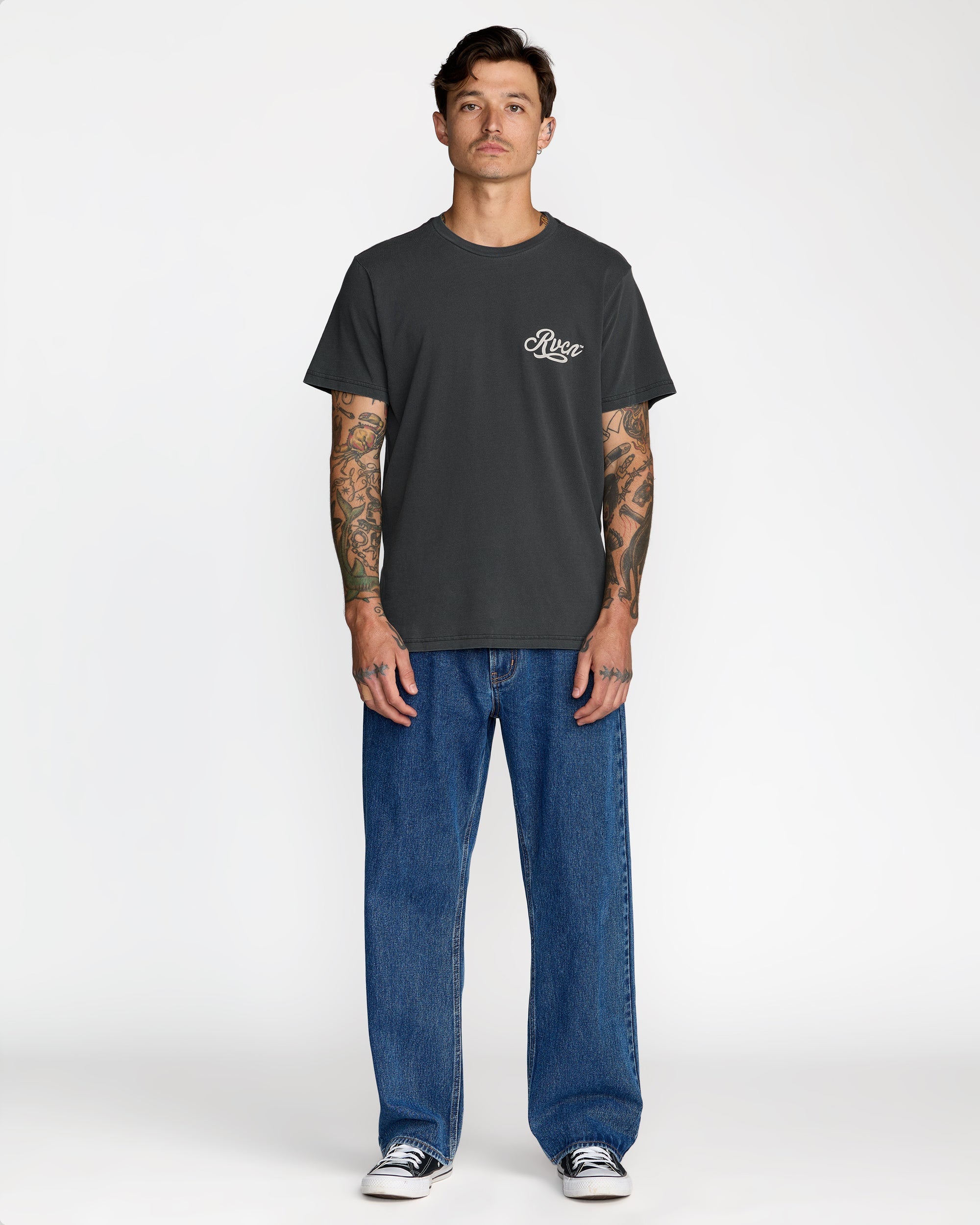 Emscript Short Sleeve Tee - Pirate Black