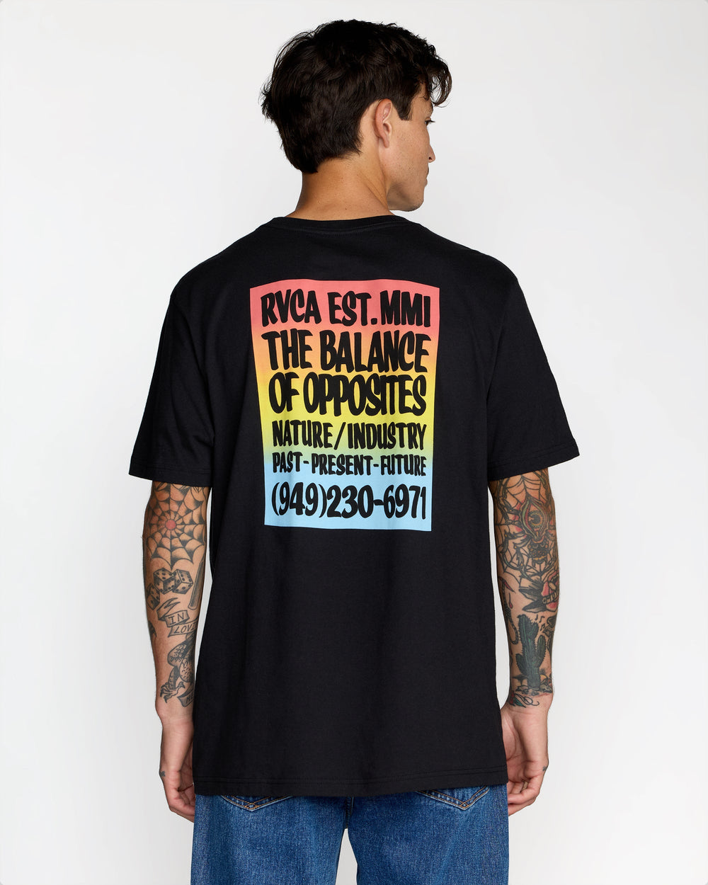 Screen Fade Short Sleeve Tee - Black