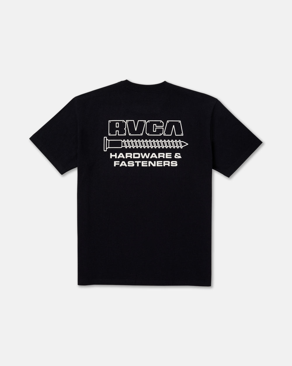 RVCA Fasteners Pocket Short Sleeve Tee - Black