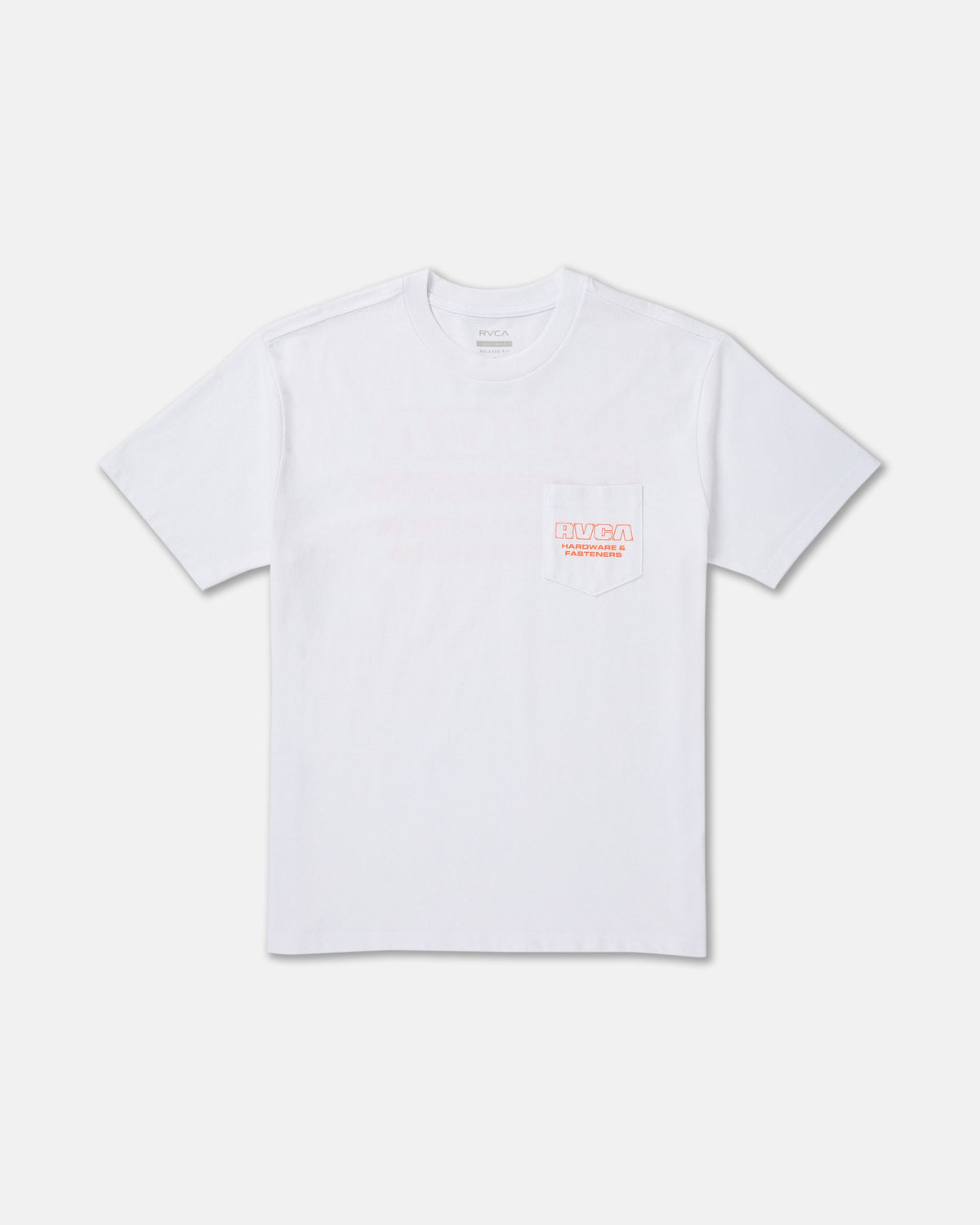 RVCA Fasteners Pocket Short Sleeve Tee - White