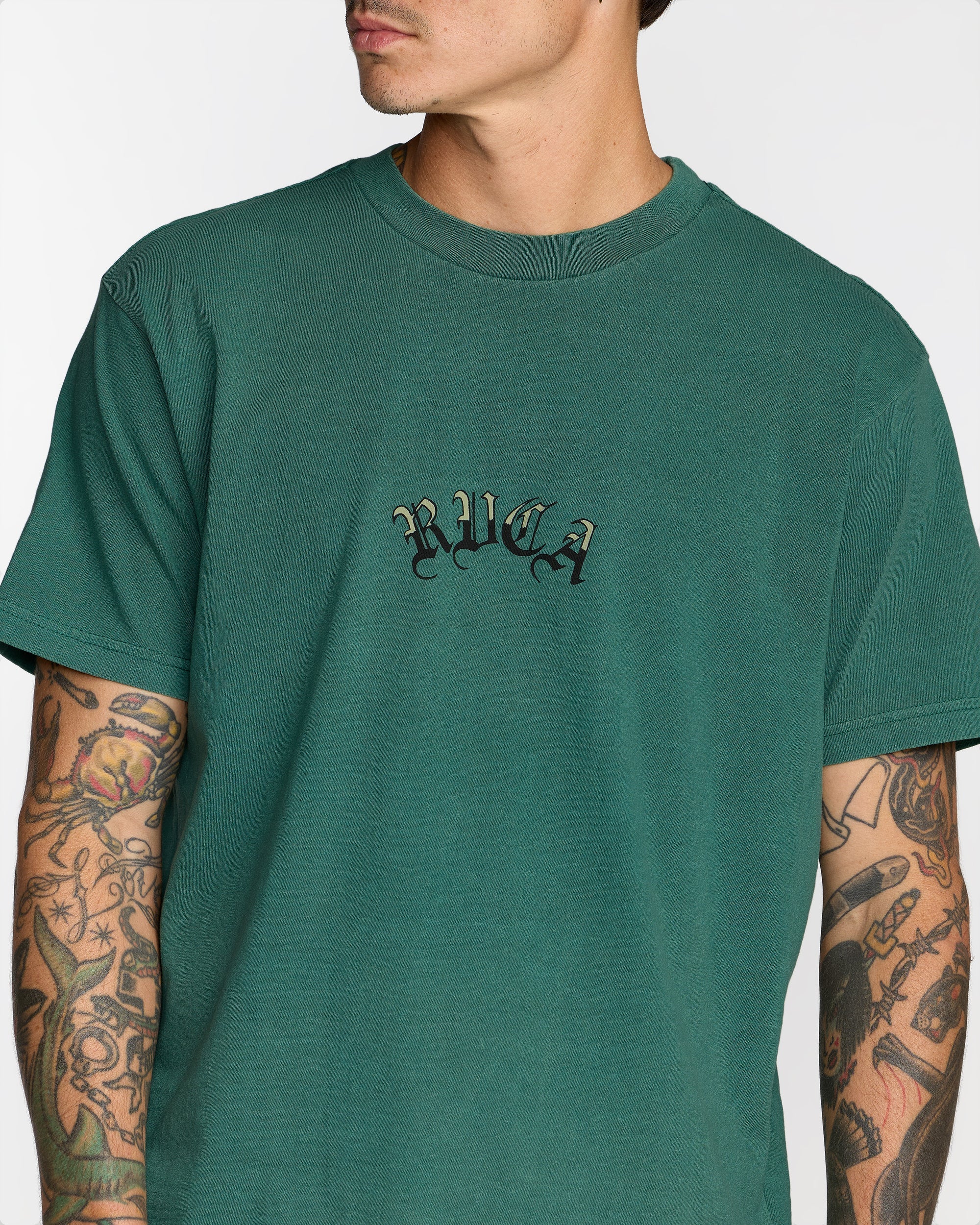 Olde Rvca Short Sleeve Tee - Grass Green