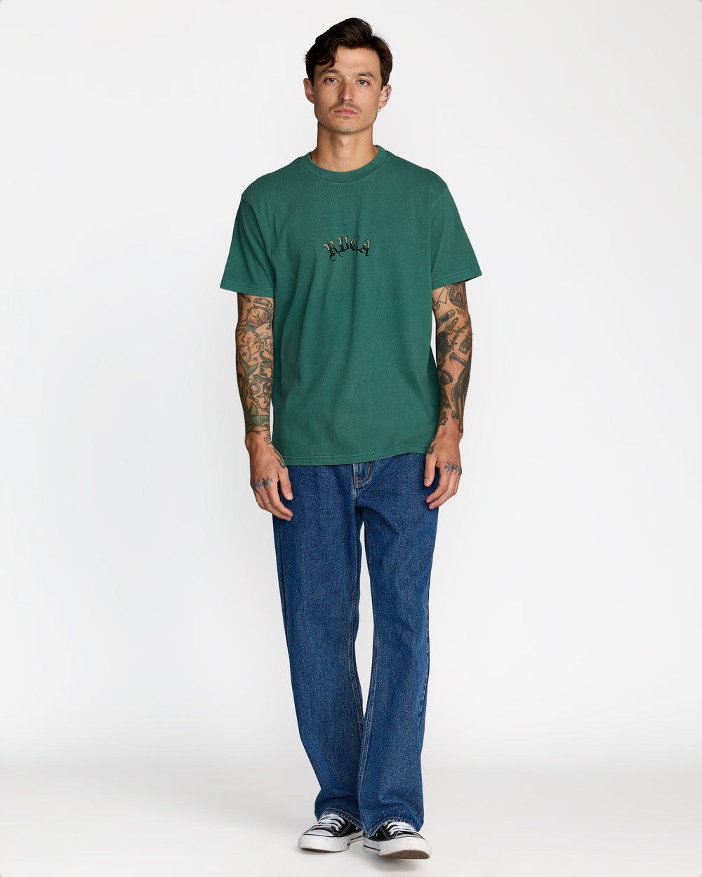 Olde Rvca Short Sleeve Tee - Grass Green