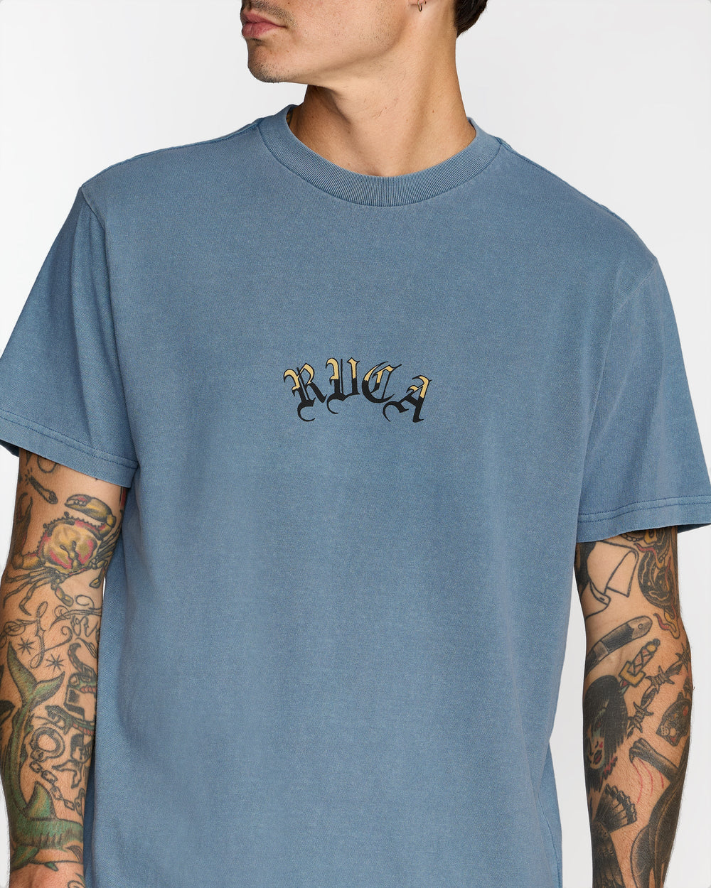 Olde Rvca Short Sleeve Tee - Vintage Navy