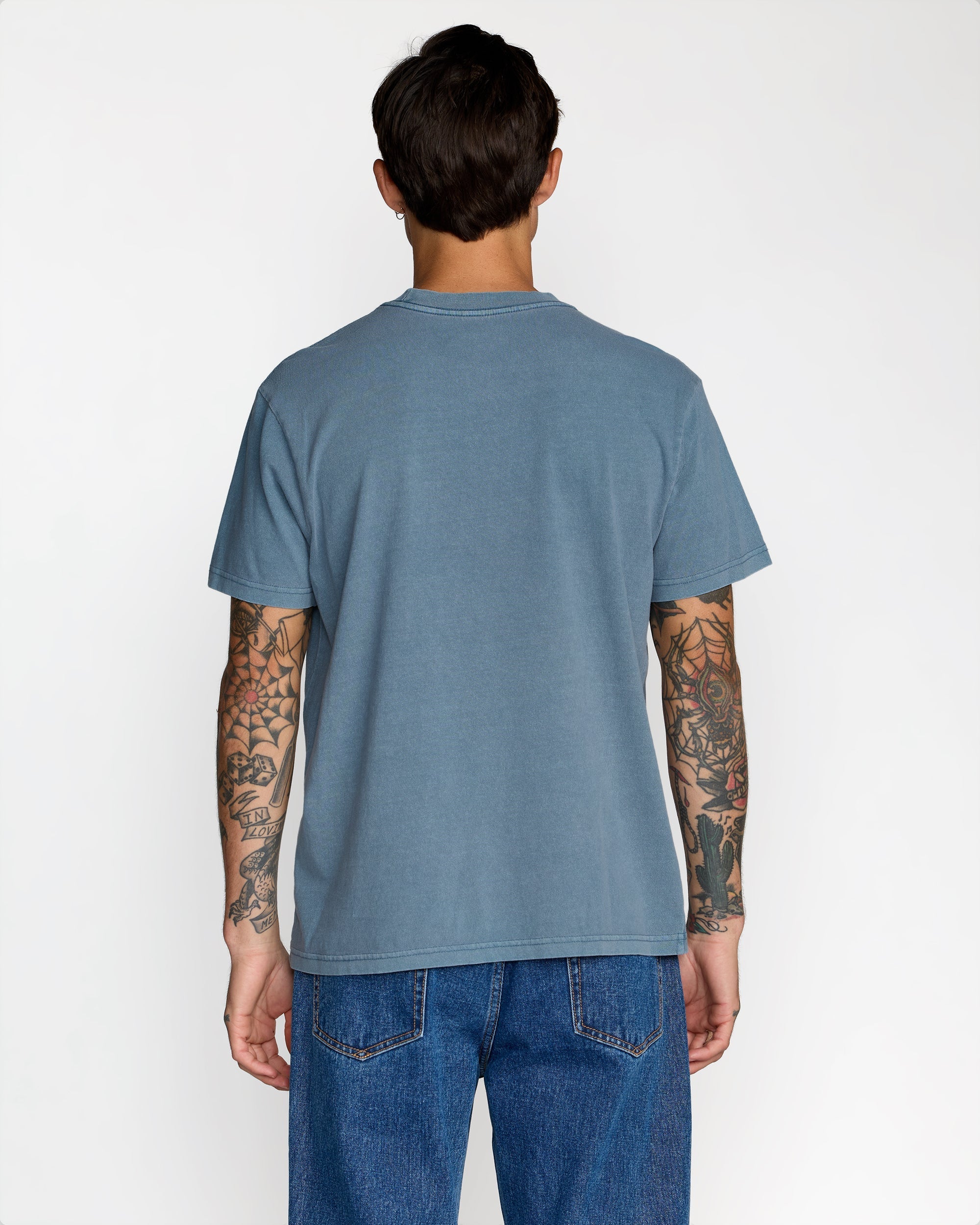 Olde Rvca Short Sleeve Tee - Vintage Navy
