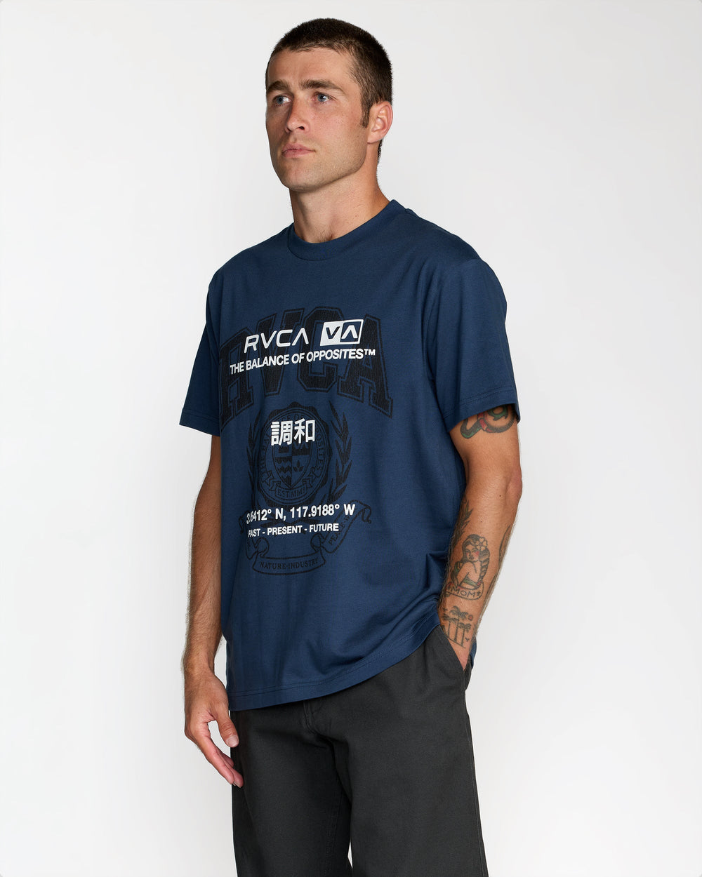 Unitext Short Sleeve Tee - Moody Blue