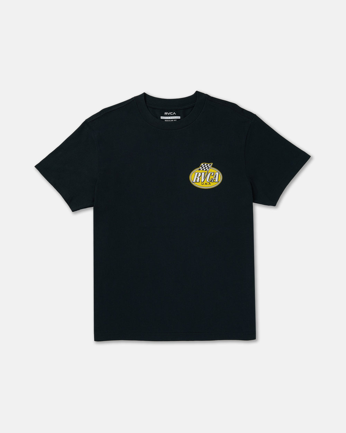 Speed Check Short Sleeve Tee - Black