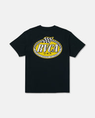 Speed Check Short Sleeve Tee - Black