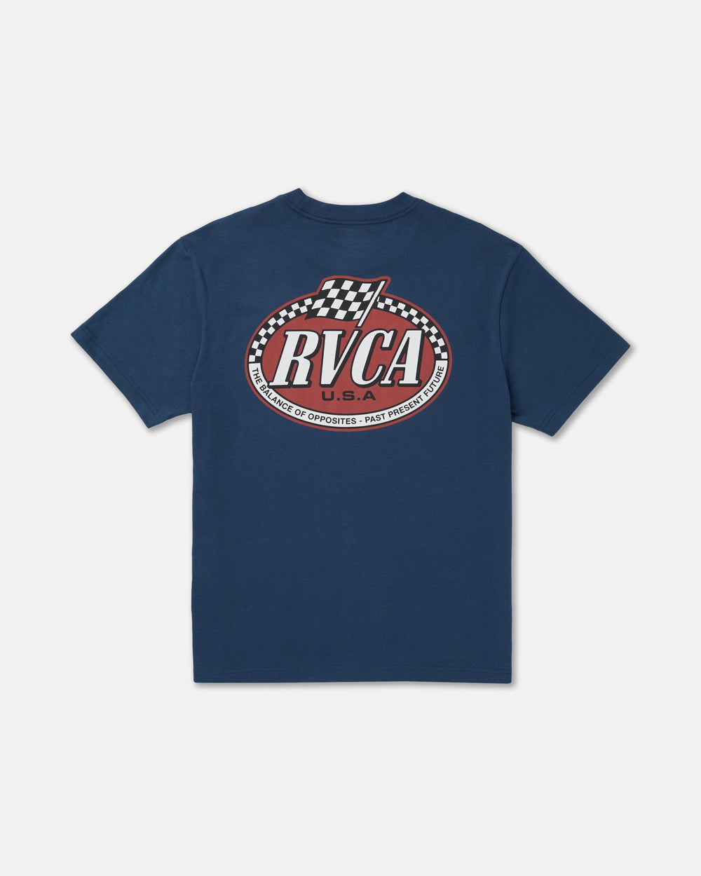 Speed Check Short Sleeve Tee - Moody Blue