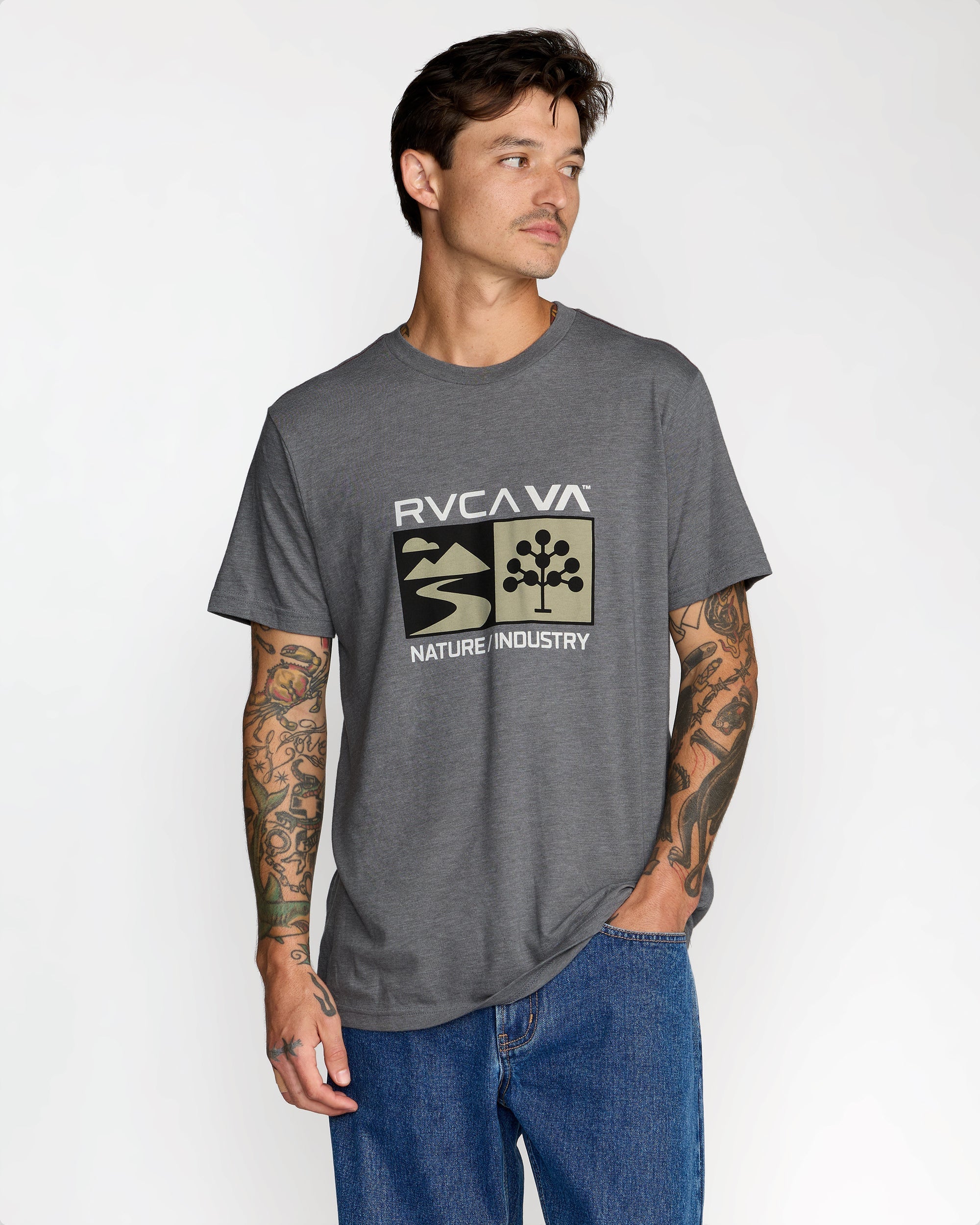 Harvester Short Sleeve Tee - Smoke