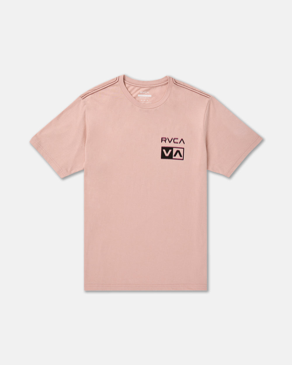 Glitch Short Sleeve Tee - Pale Mauve