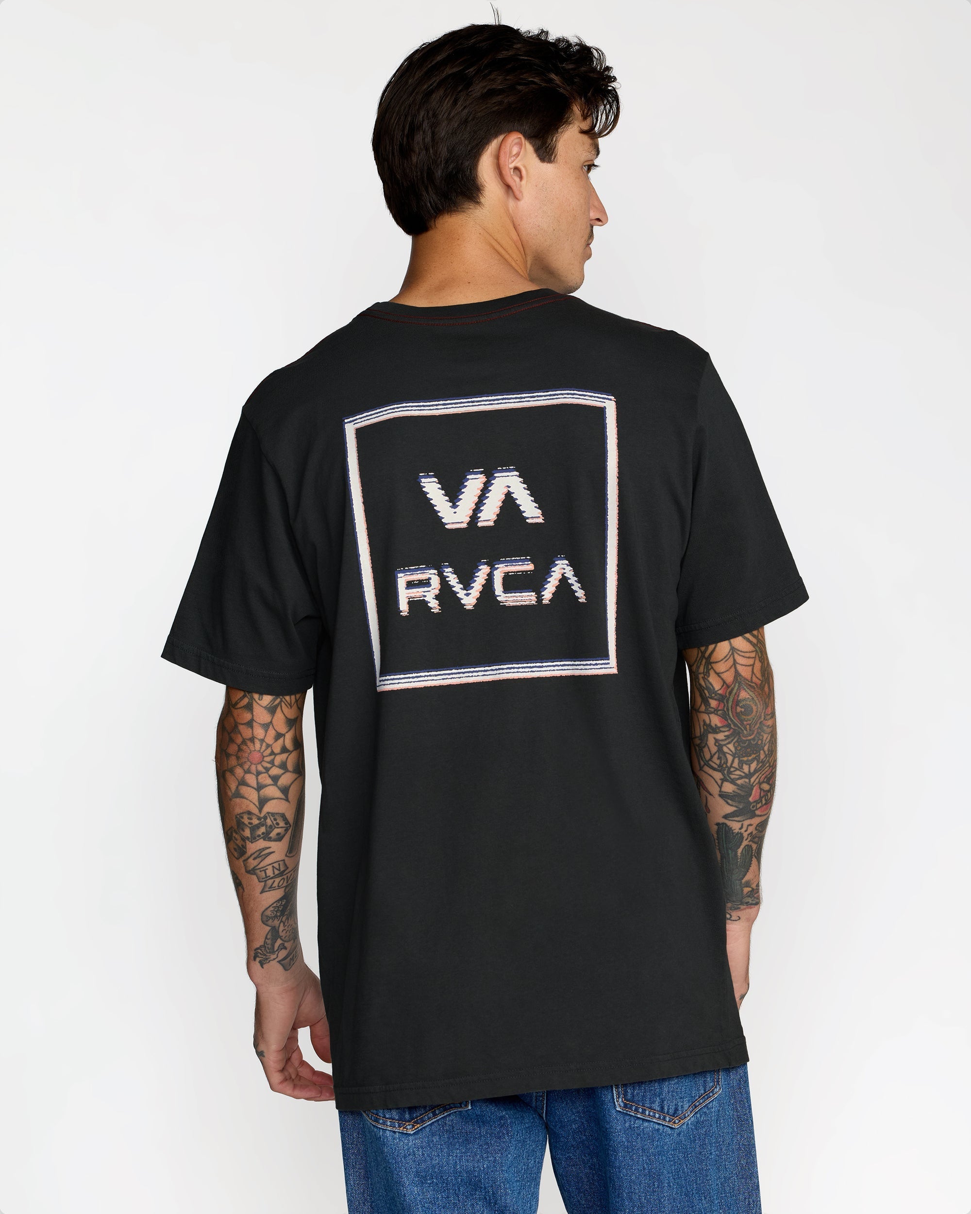 Glitch Short Sleeve Tee - Pirate Black