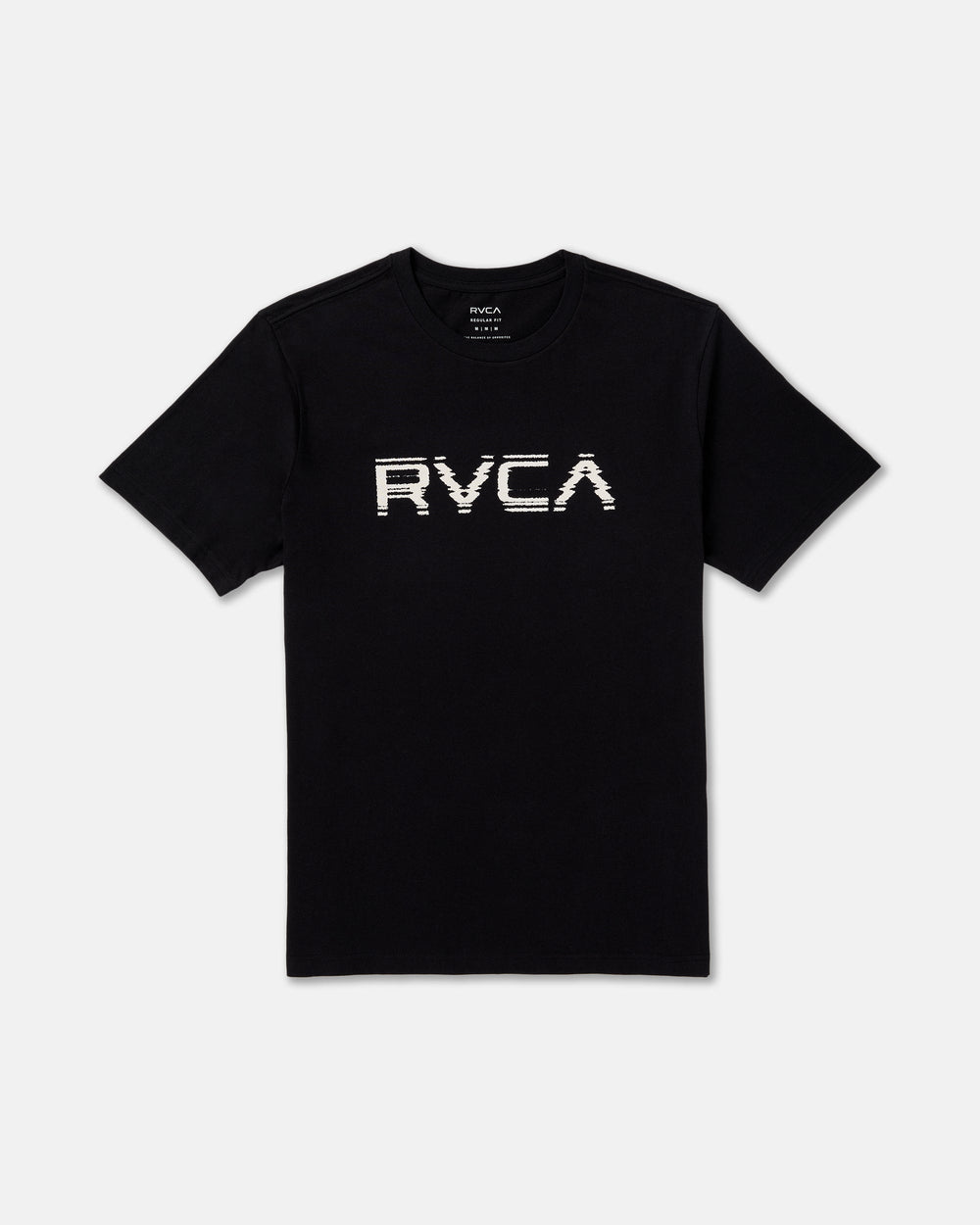 Big RVCA Glitch Short Sleeve Tee - Black