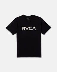 Big RVCA Glitch Short Sleeve Tee - Black