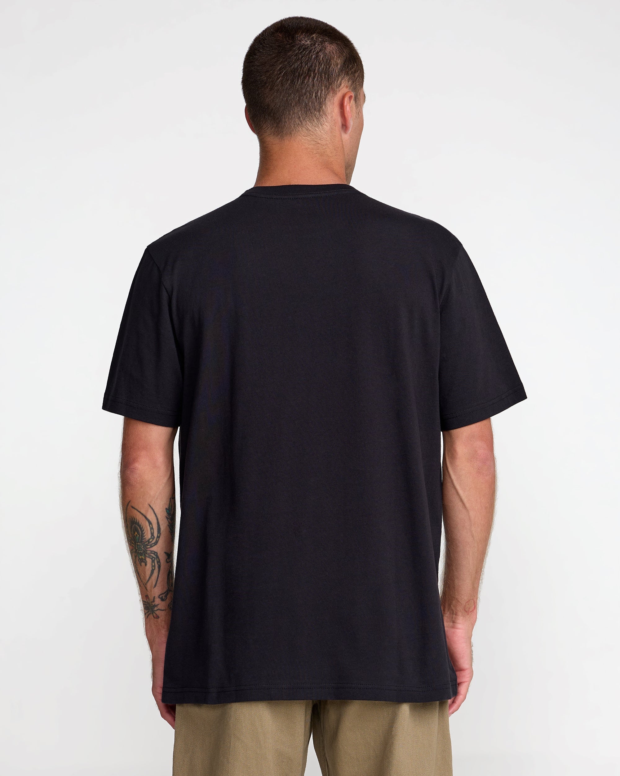 Big RVCA Glitch Short Sleeve Tee - Black