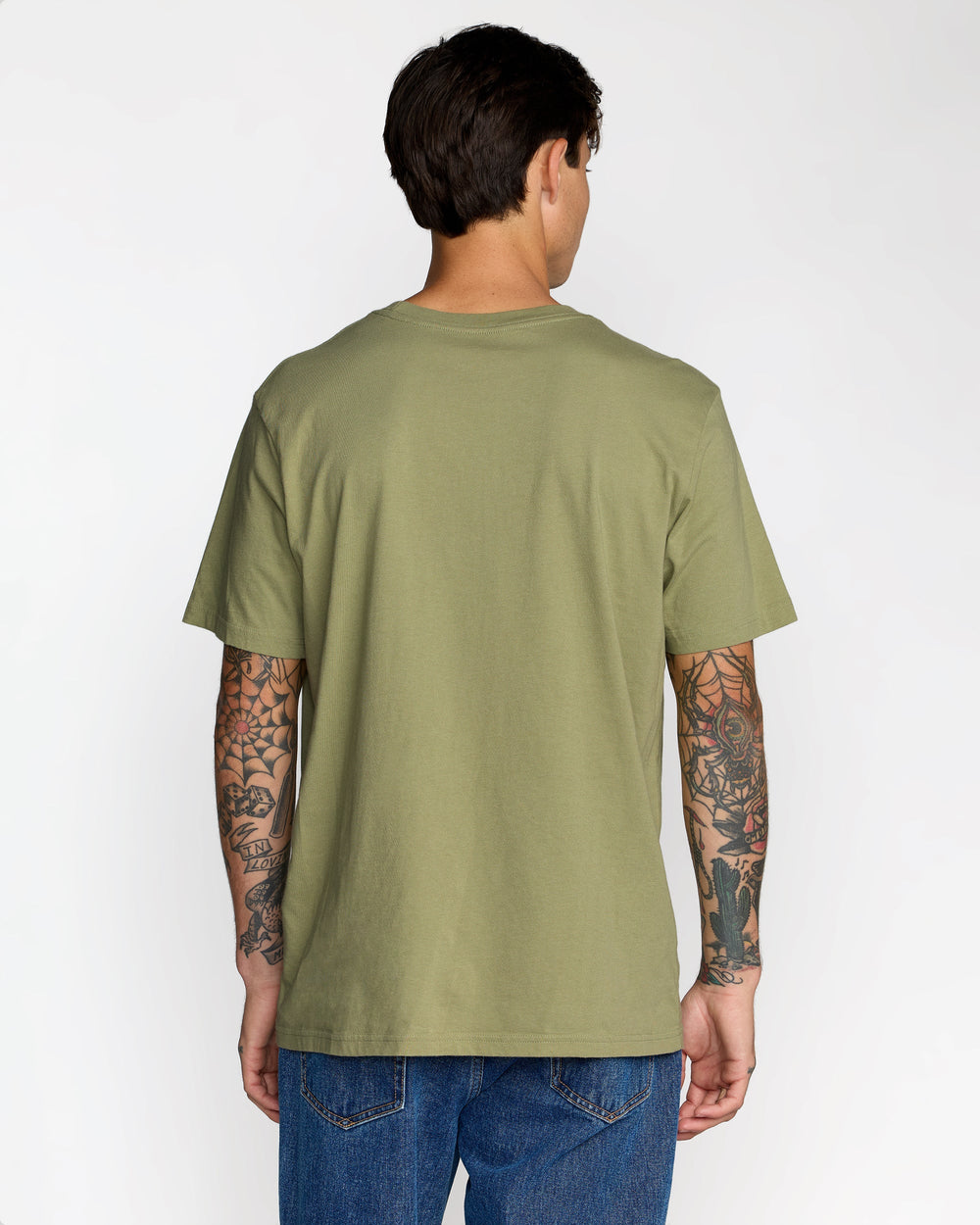 Big RVCA Glitch Short Sleeve Tee - Ranger Green