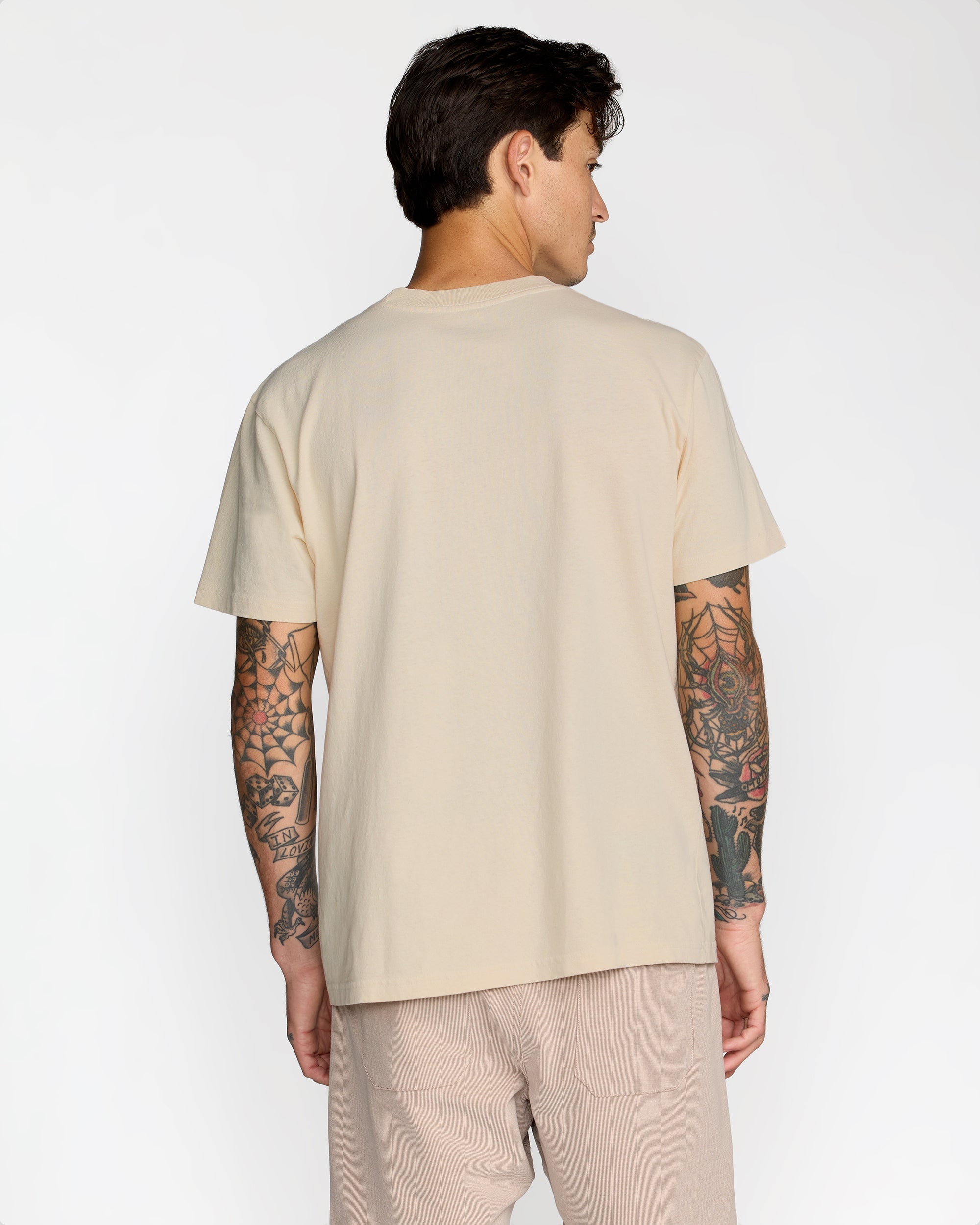 Midweight Label Short Sleeve Tee - Ceramic