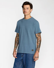 Midweight Label Short Sleeve Tee - Vintage Navy