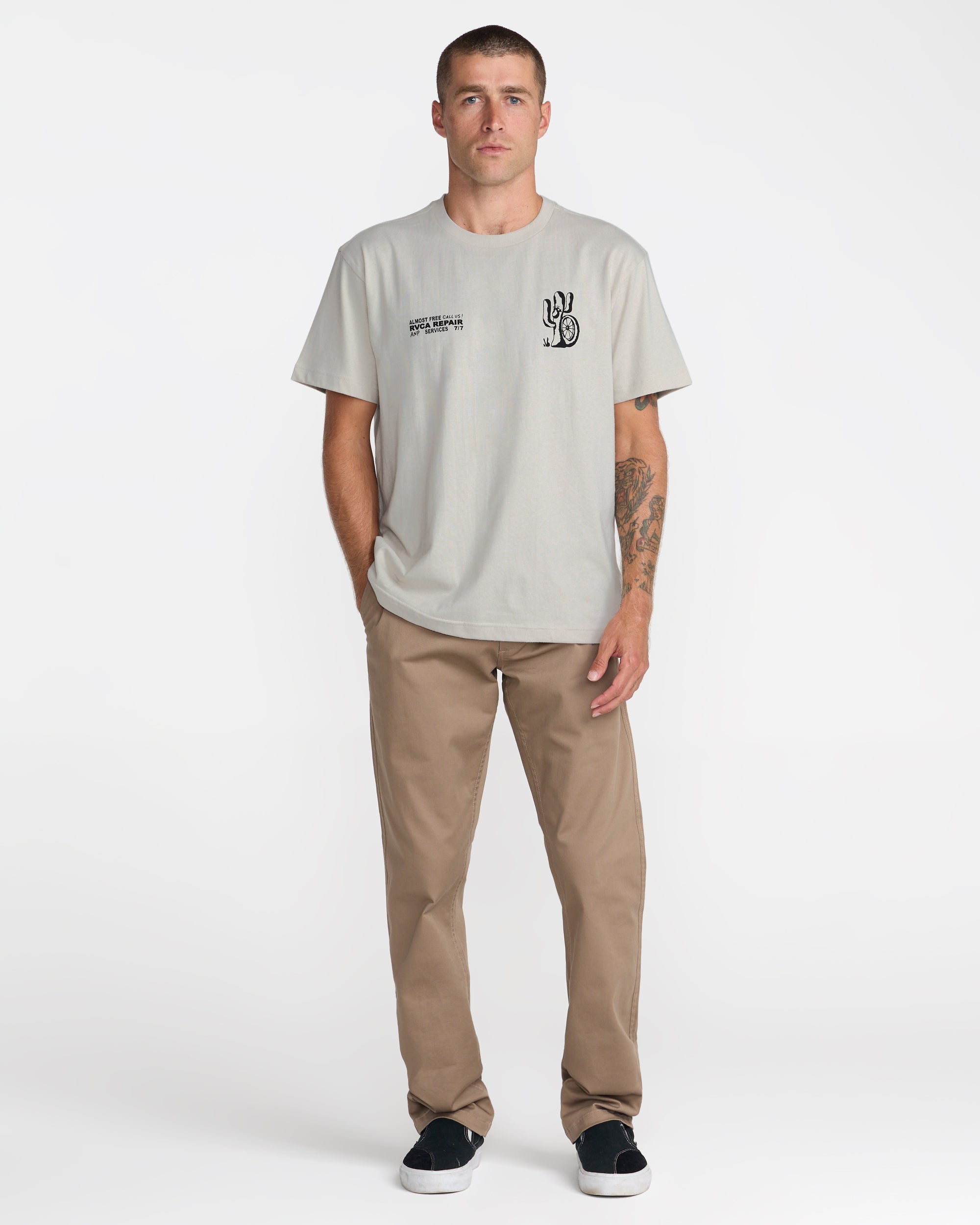 Cycle Service Short Sleeve Tee - Ceramic