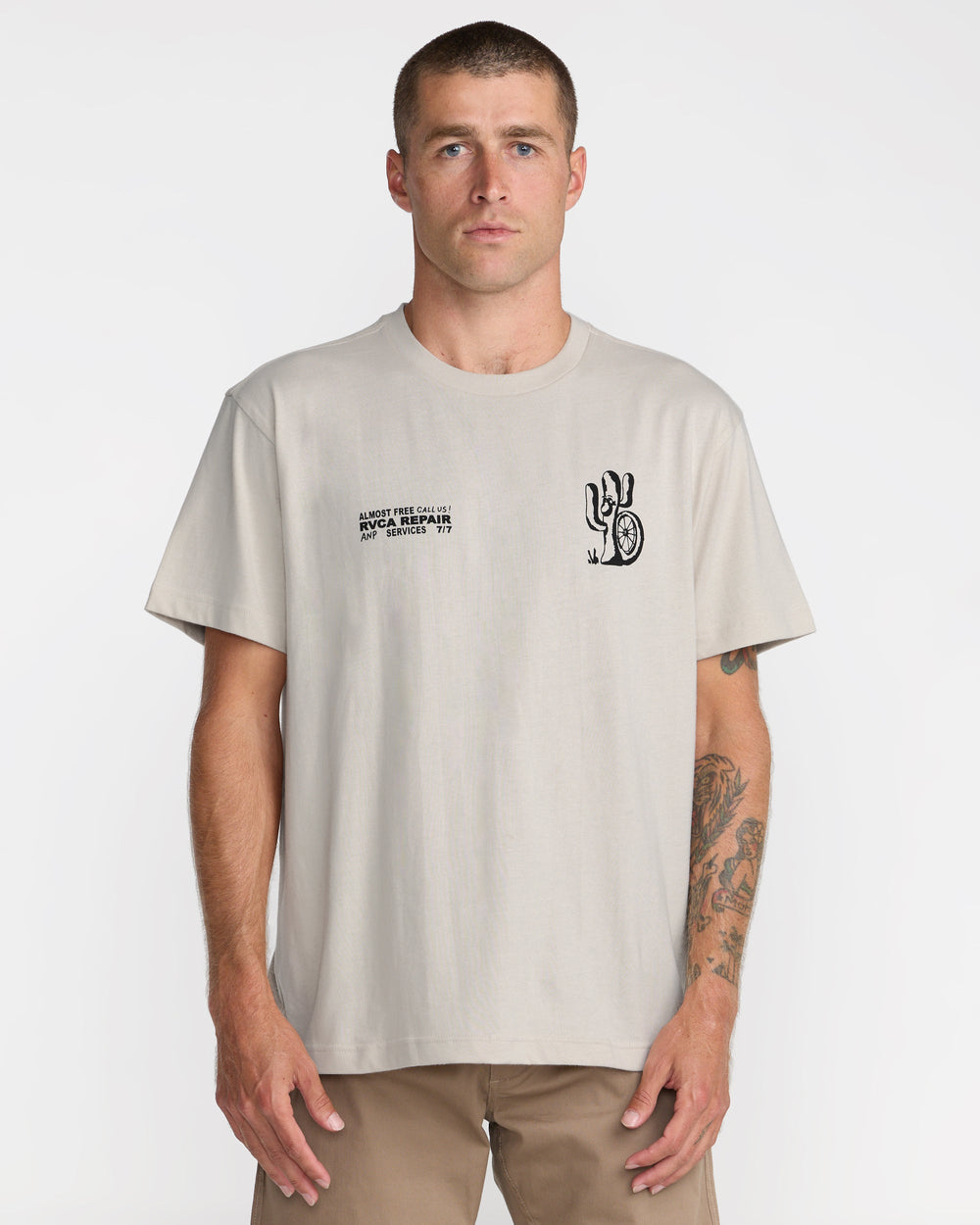Cycle Service Short Sleeve Tee - Ceramic