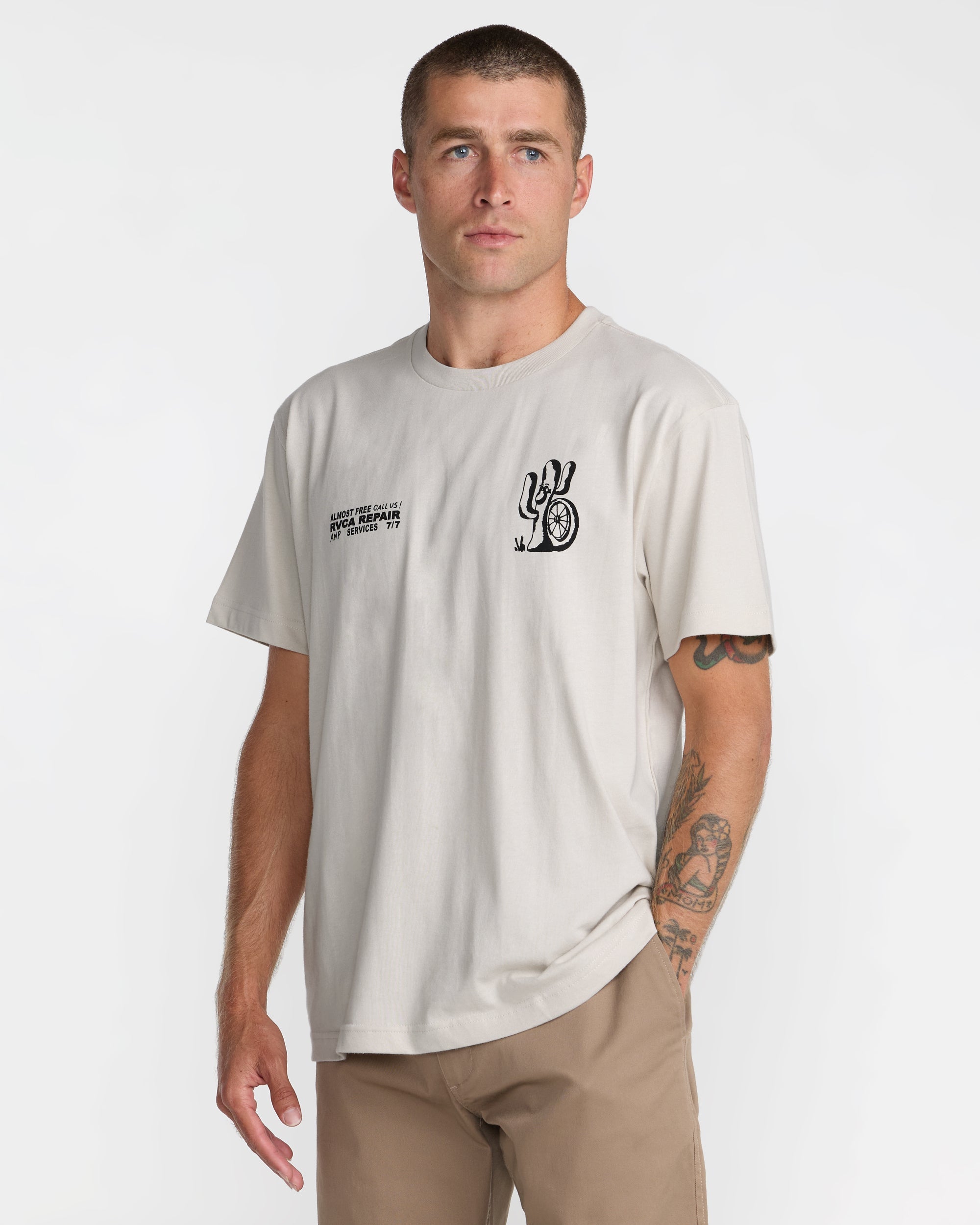 Cycle Service Short Sleeve Tee - Ceramic