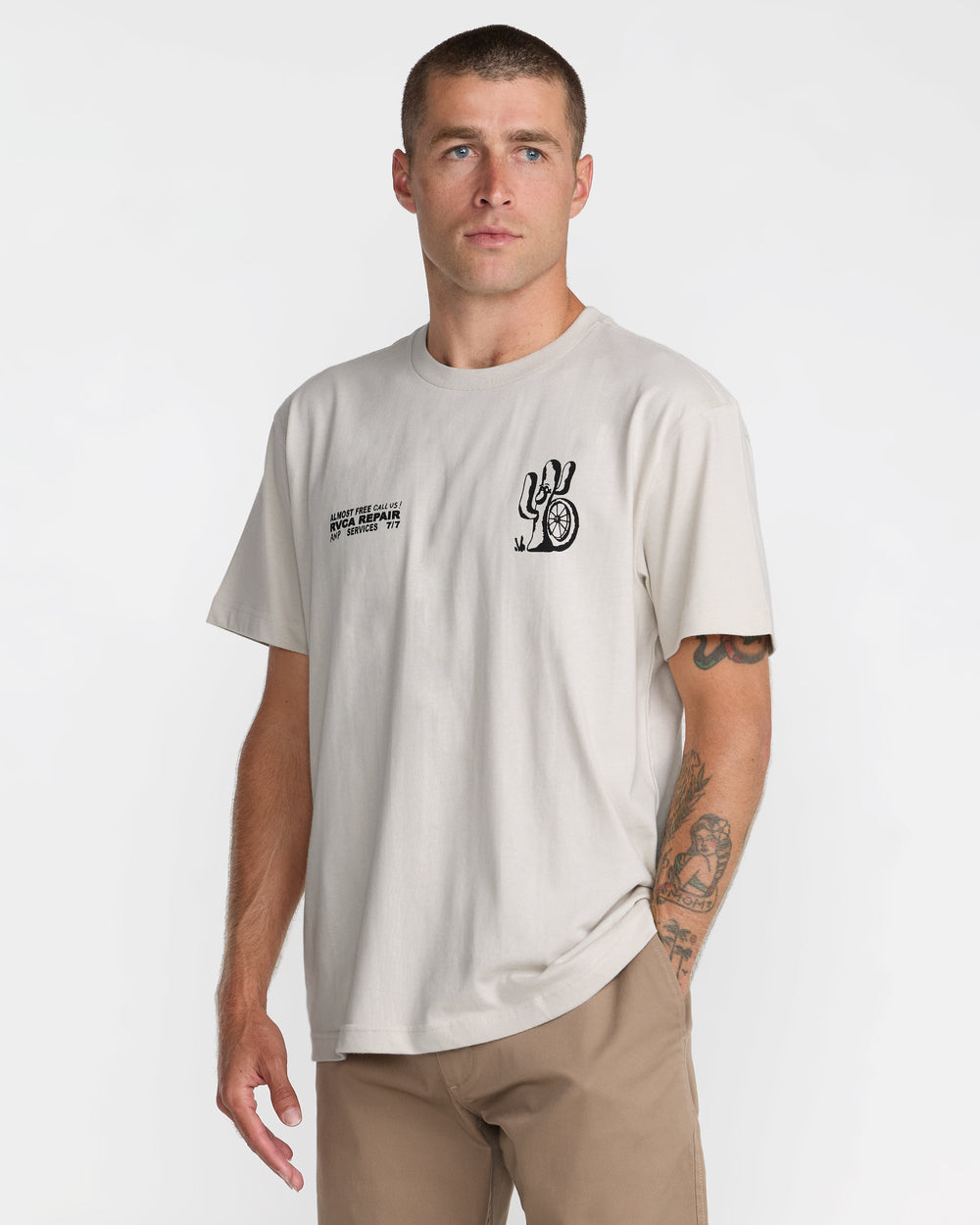 Cycle Service Short Sleeve Tee - Ceramic