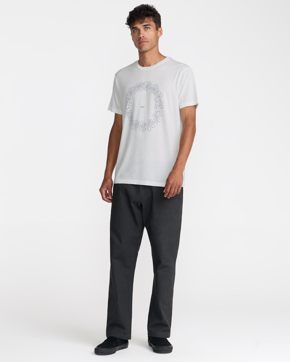 Bryce Lei Short Sleeve Tee - Antique White