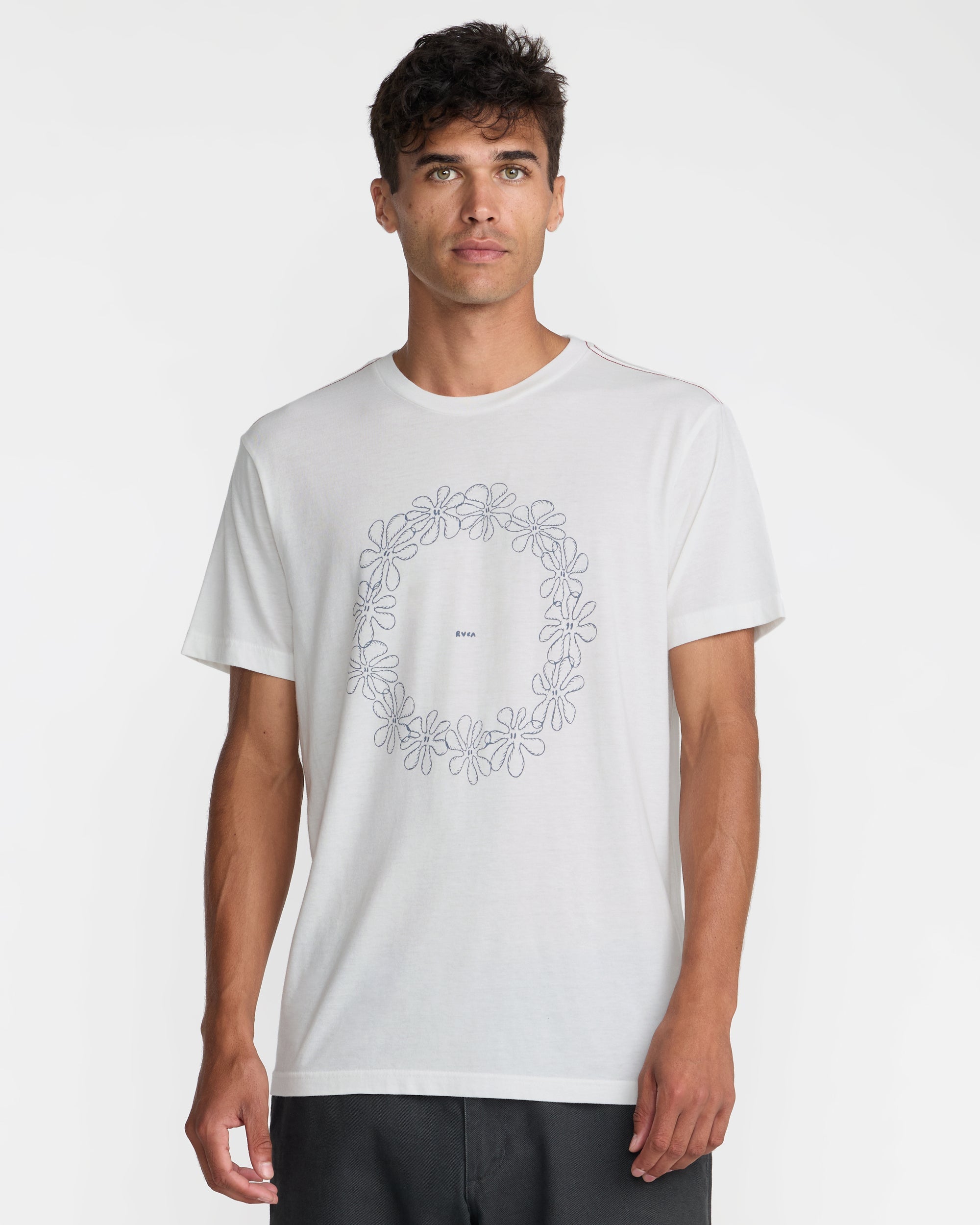 Bryce Lei Short Sleeve Tee - Antique White