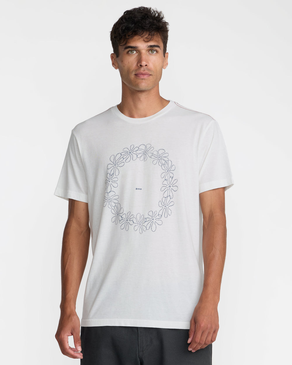Bryce Lei Short Sleeve Tee - Antique White