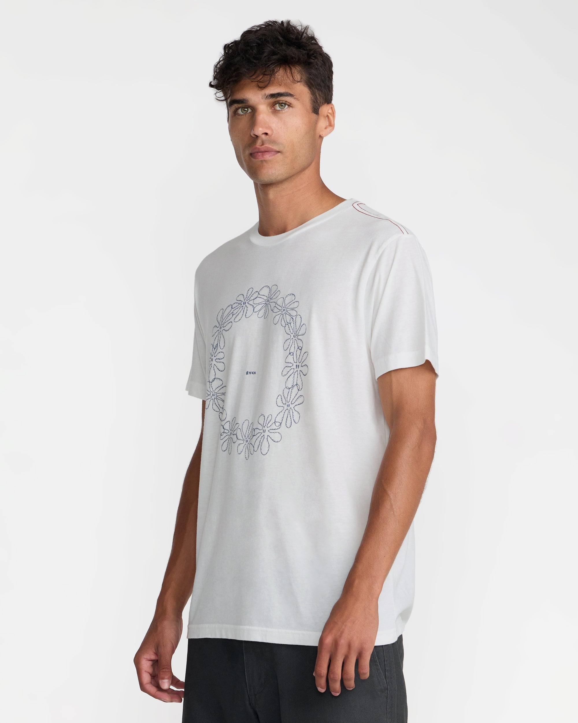 Bryce Lei Short Sleeve Tee - Antique White