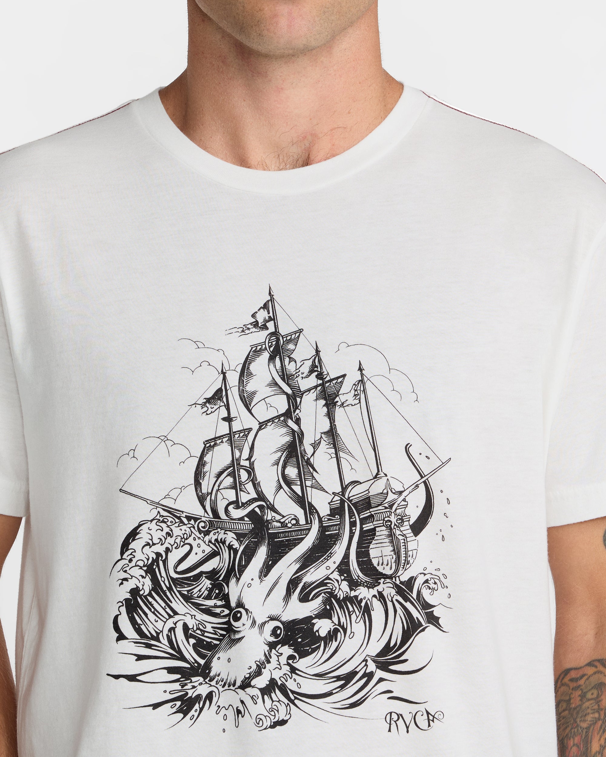 High Seas Short Sleeve Tee - Antique White