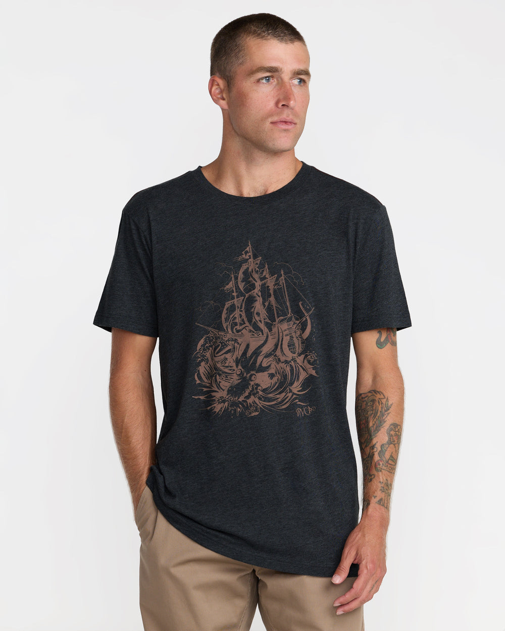 High Seas Short Sleeve Tee - Pirate Black
