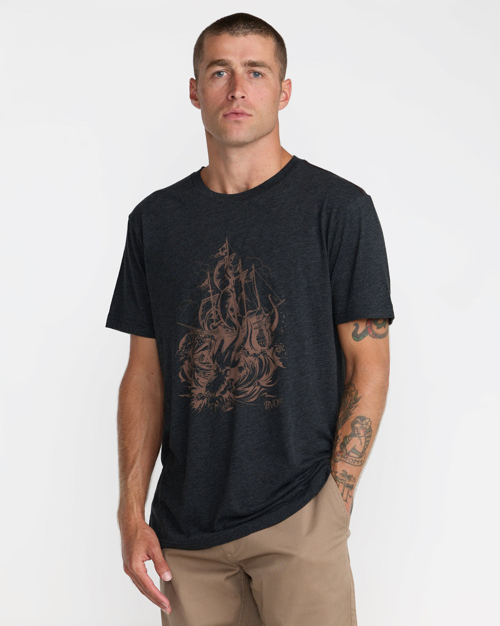 High Seas Short Sleeve Tee - Pirate Black