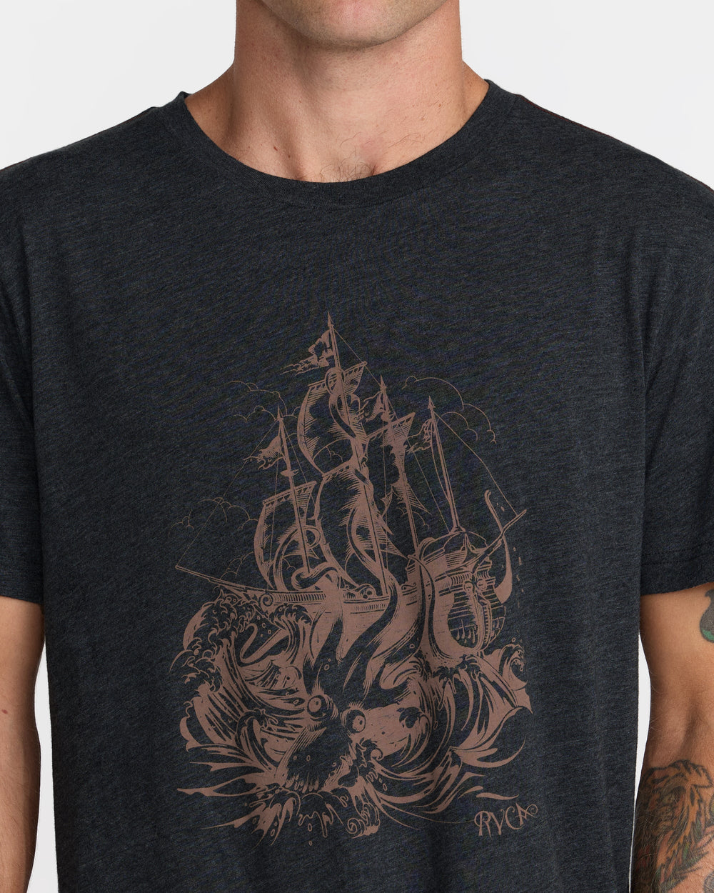 High Seas Short Sleeve Tee - Pirate Black