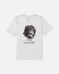 RVCA Evolution Short Sleeve Tee - Antique White