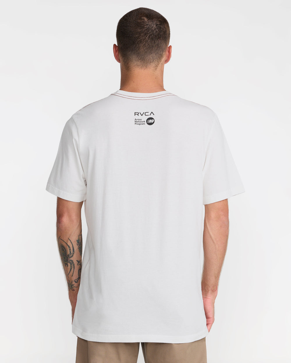 RVCA Evolution Short Sleeve Tee - Antique White