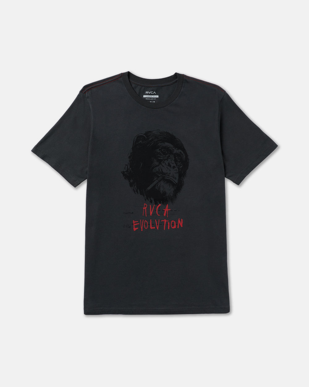 RVCA Evolution Short Sleeve Tee - Pirate Black