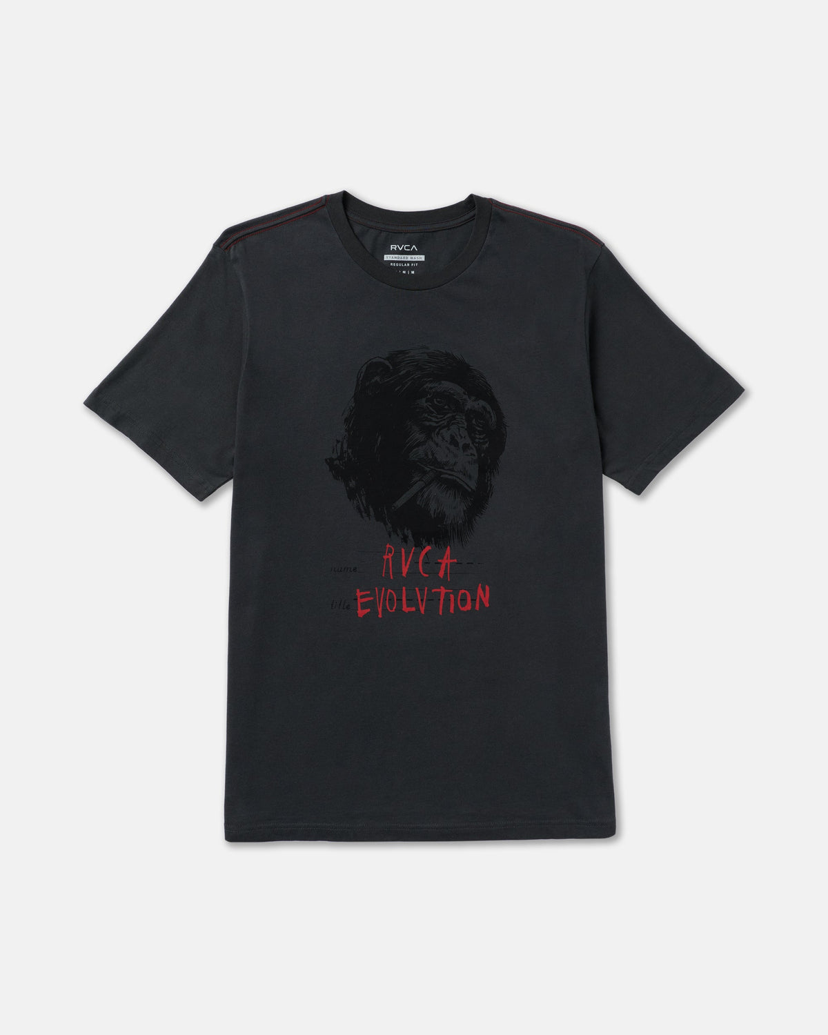 RVCA Evolution Short Sleeve Tee - Pirate Black