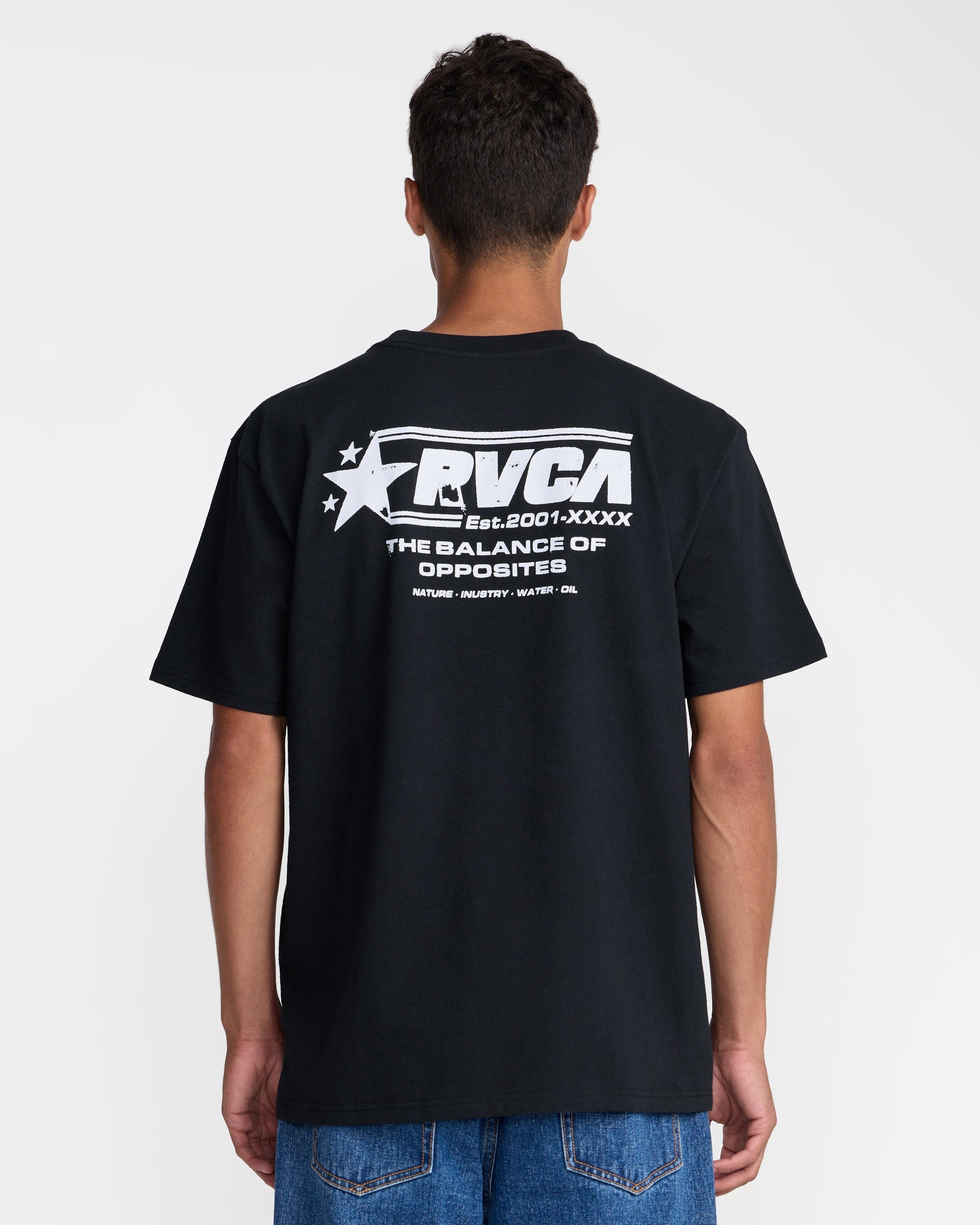 Spangled Short Sleeve Tee - Black