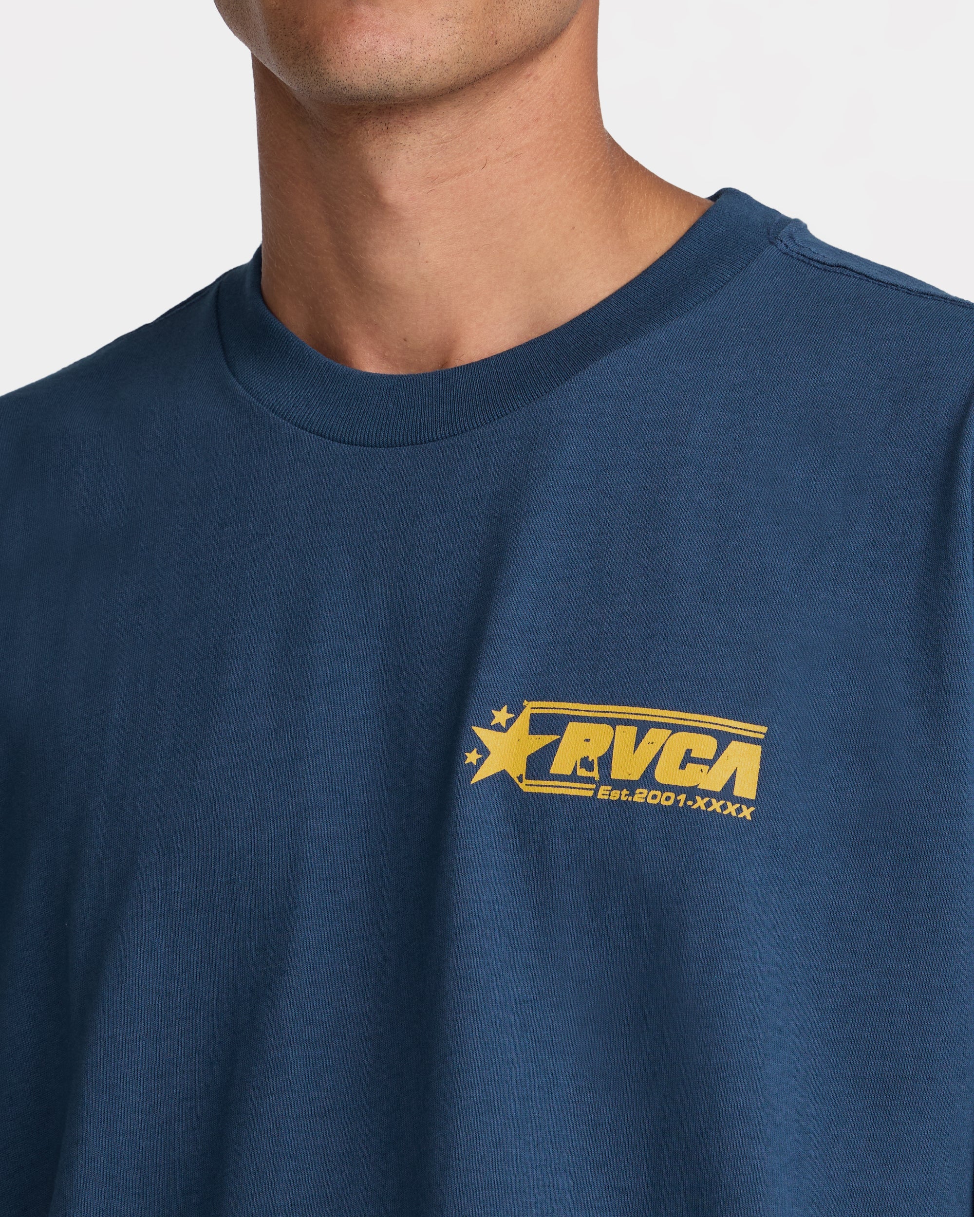Spangled Short Sleeve Tee - Dark Denim