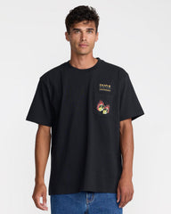 Hot Dice Short Sleeve Pocket Tee - Black