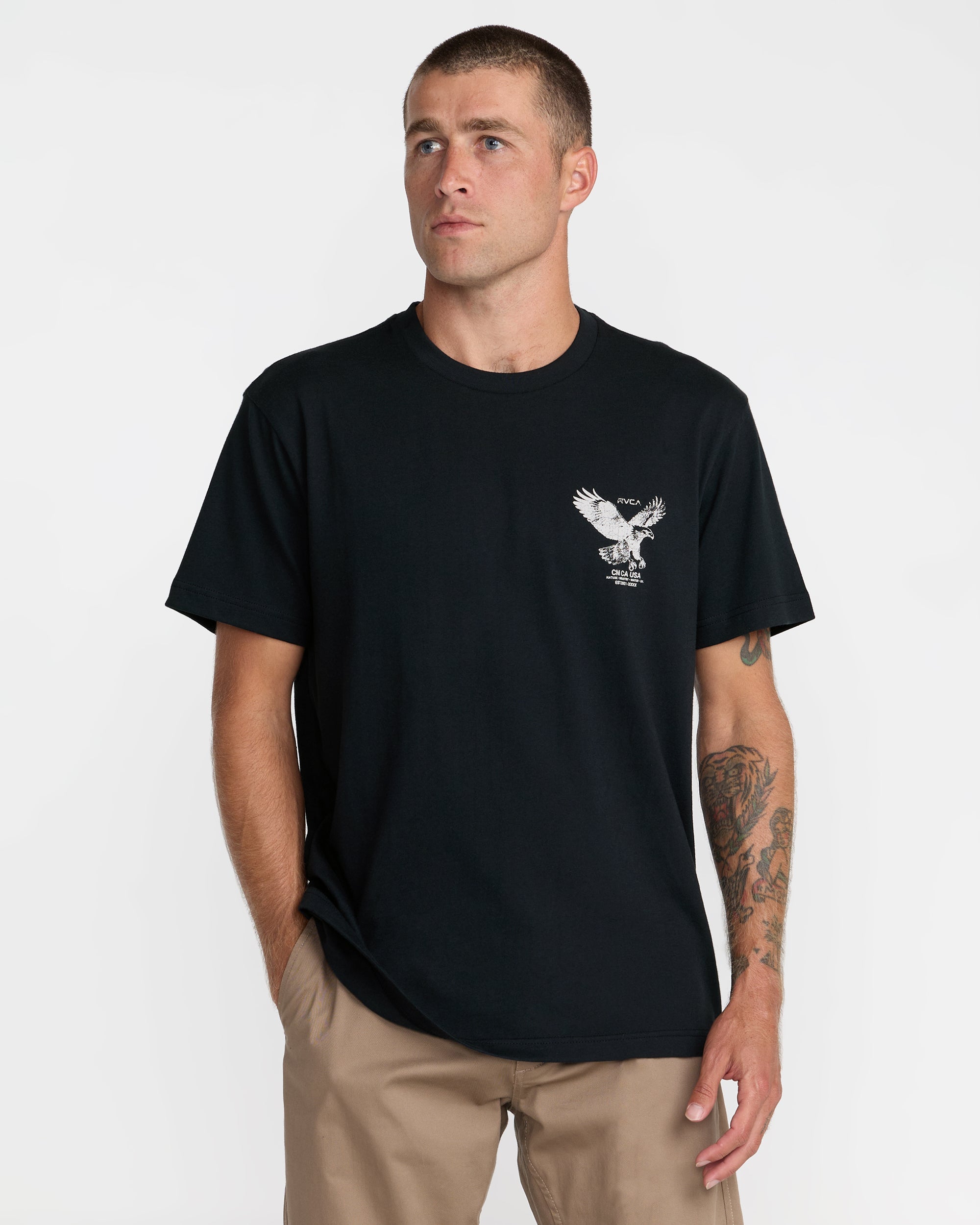 Soaring Short Sleeve Tee - Black