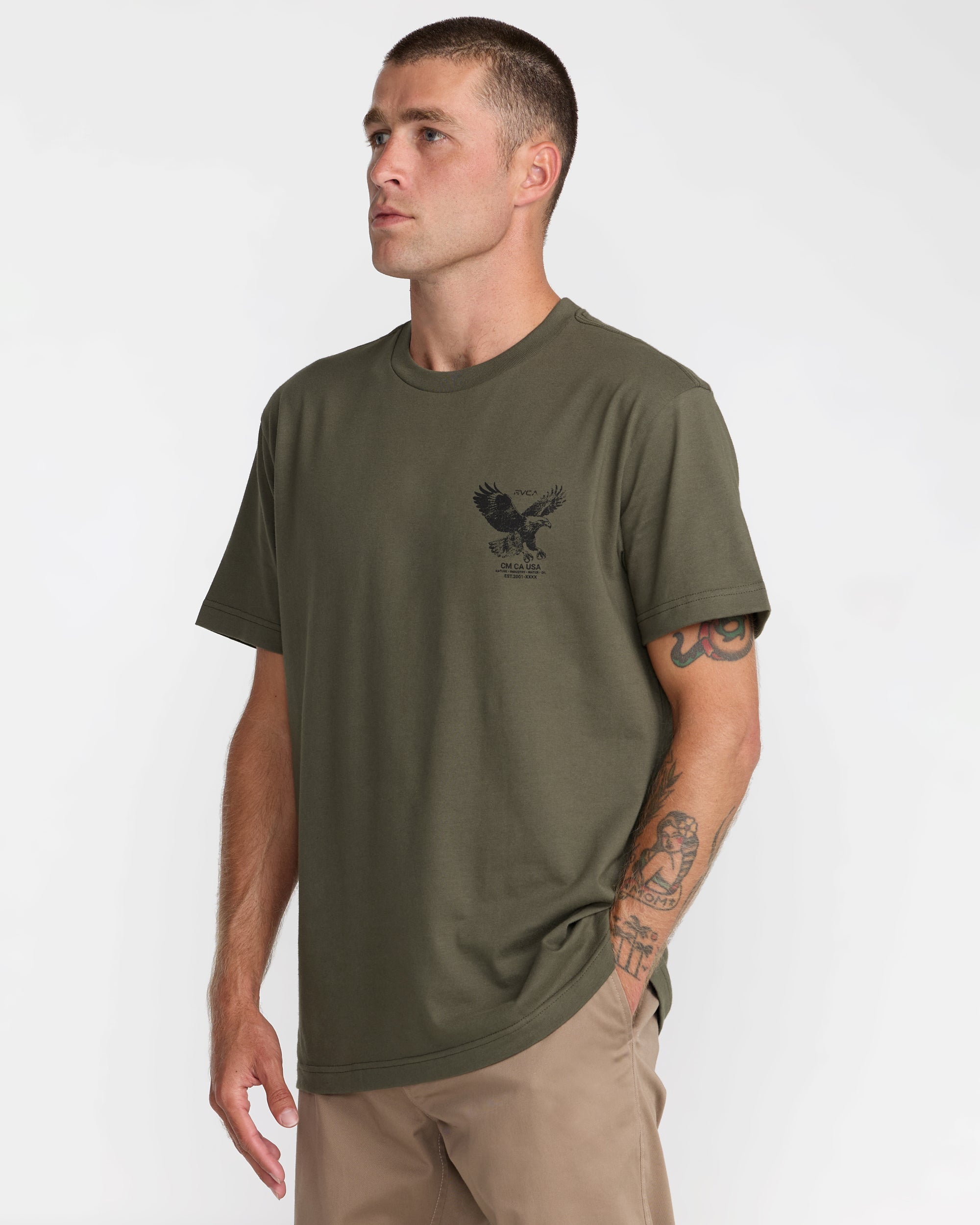 Soaring Short Sleeve Tee - Fatigue