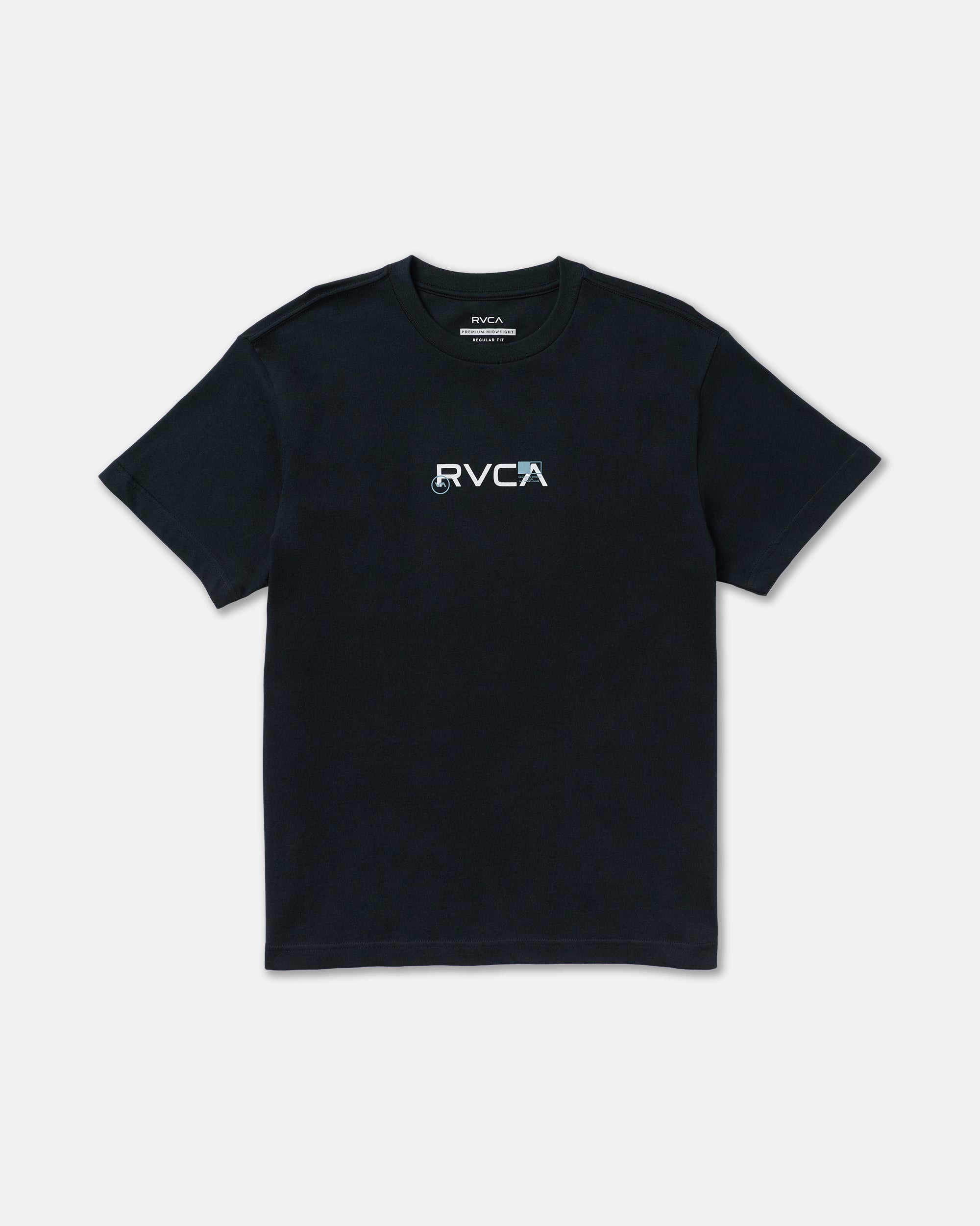 Small RVCA Icons Short Sleeve Tee - Black